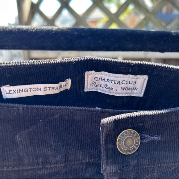 Charter Club Black Lexington Corduroy Plus Jeans 16W NWT - Picture 5 of 6